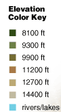 Elevation color key